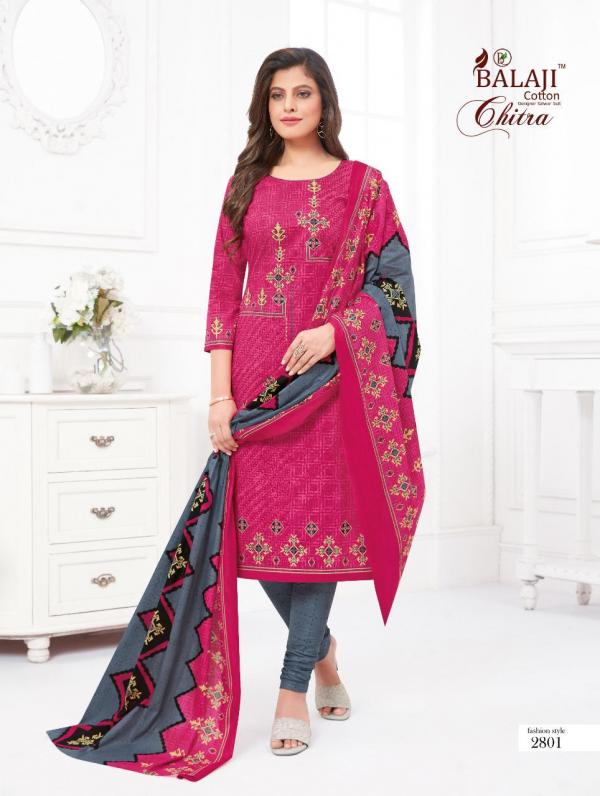 Balaji Chitra Vol-28 cotton Designer Exclusive Patiyala Prin Dress Material